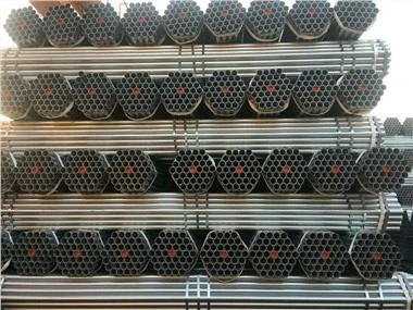 Tuyau en acier à structure galvanisée noire BS 1387/ASTM A53