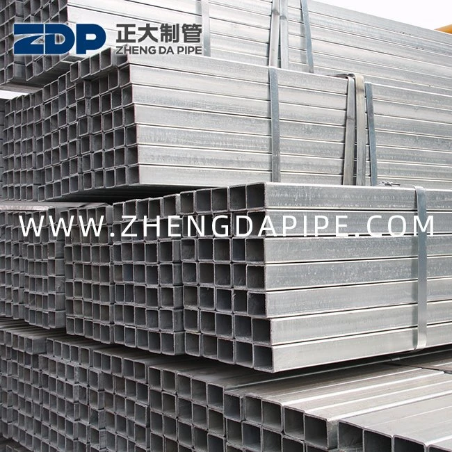 20X40 200X400 GI Rectangulaire Steel Pipe