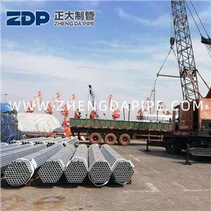 EN 10219 Échafaudage galvanisé à trempette chaude