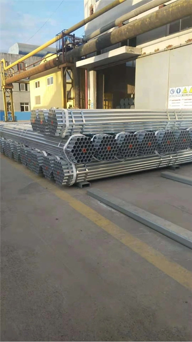 BS 1387/ASTM A53 Black Galvanized Structure Steel Pipe