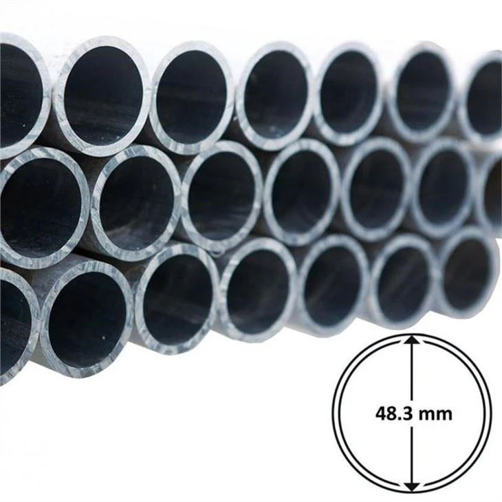 Tube d'échafaudage galvanisé EN39 S235JR