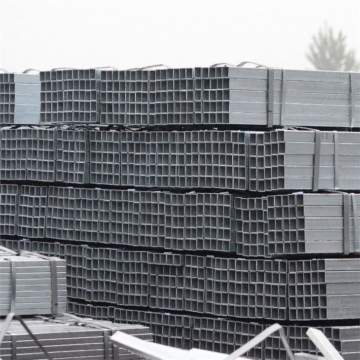 Black Square And Rectangular Steel Carbon Steel Tube