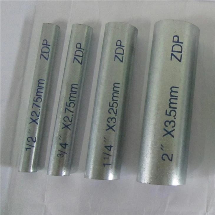 Tuyaux en acier galvanisé BS 1387 DN20 -DN200